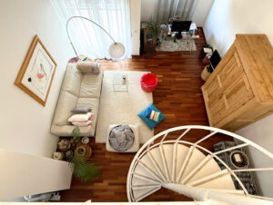 Blick von der Galerie