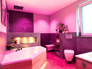 OG - Badezimmer Lichtkonzept