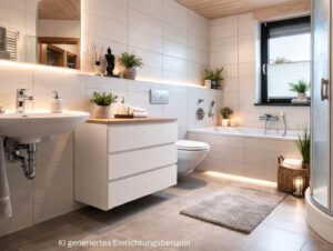 Bad KI-generiertes Einrichtungsbeispiel