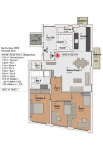 Grundriss - OG- WHG 4