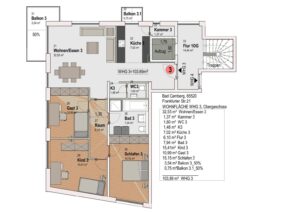 Grundriss - OG- WHG 3