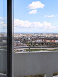 Ausblick Balkontür