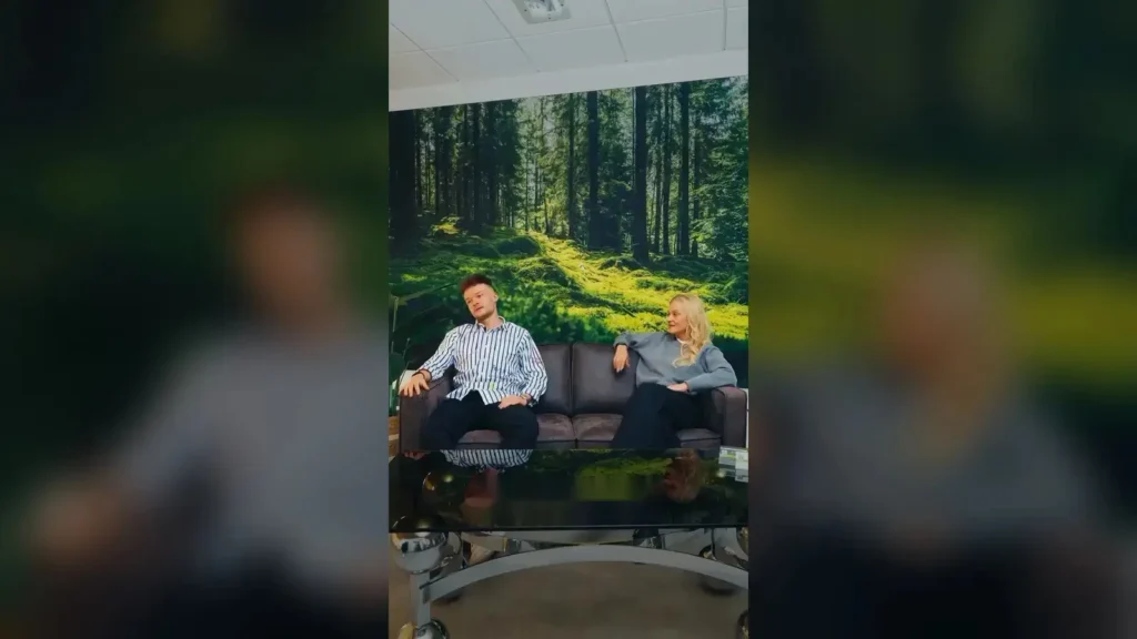 Katrin und Max beim Couch-Talk von Immobilienkontor42