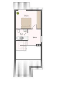 Grundriss obere Etage