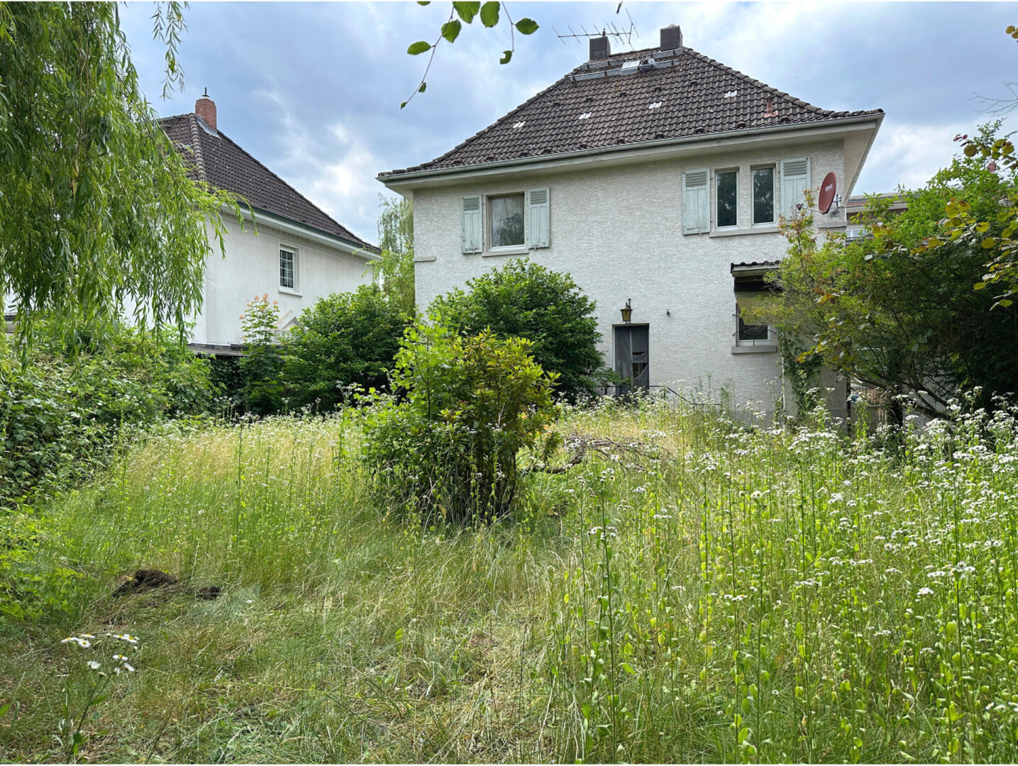 Hausansicht Garten