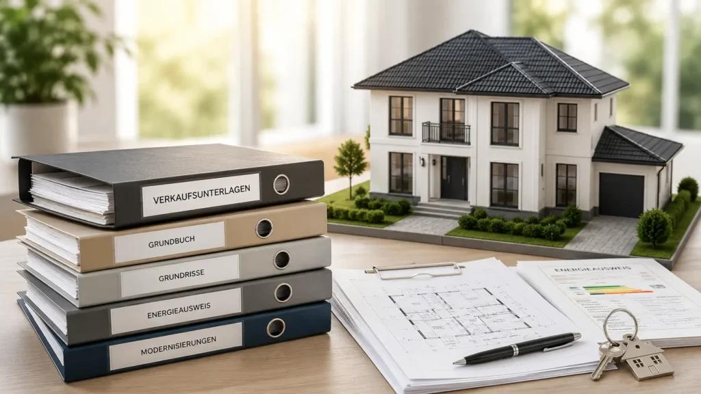 Unterlagen für den Immobilienverkauf