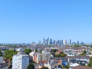 Ausblick vom Balkon