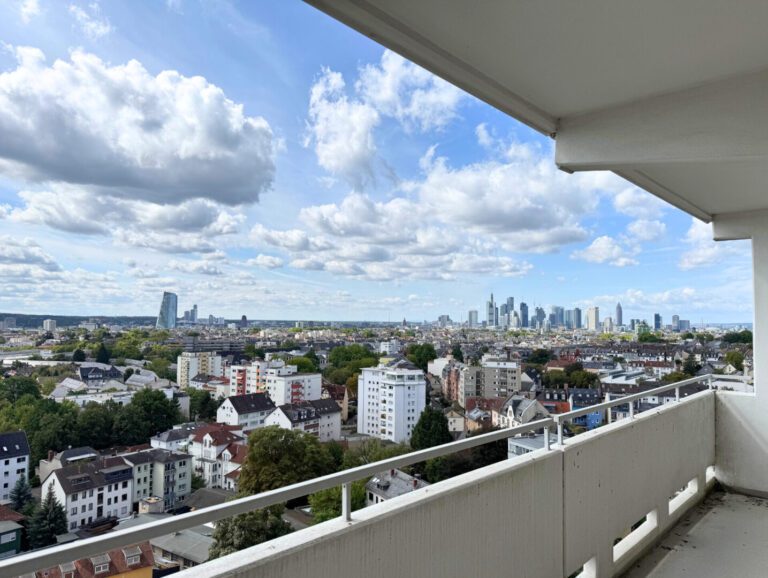 Ausblick und Balkon
