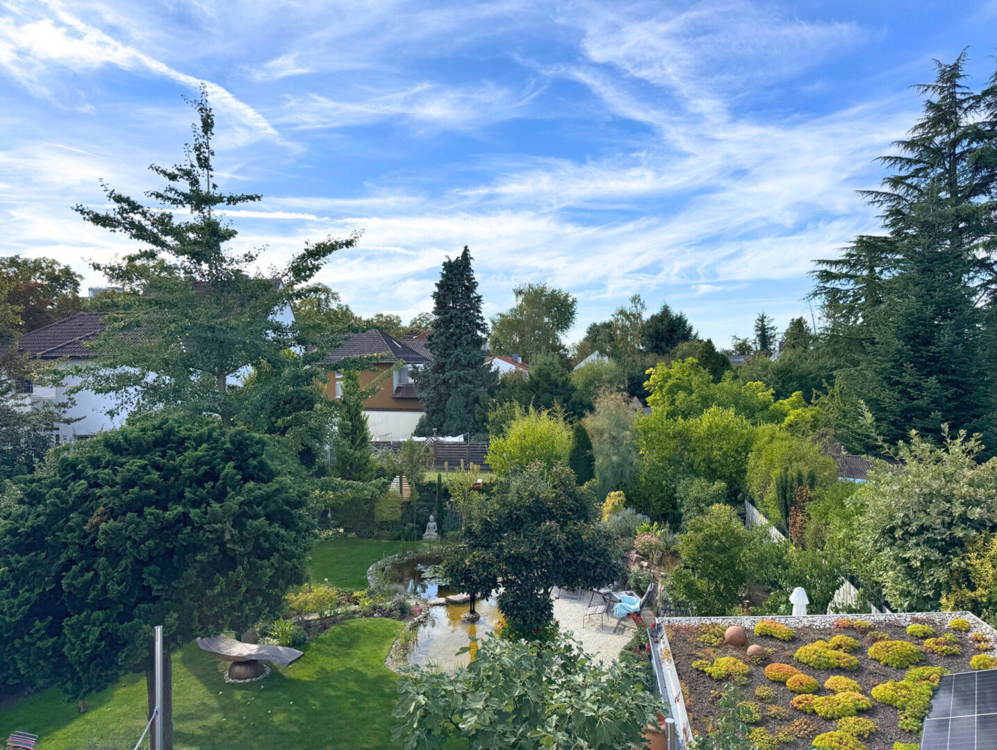 Ausblick vom Balkon